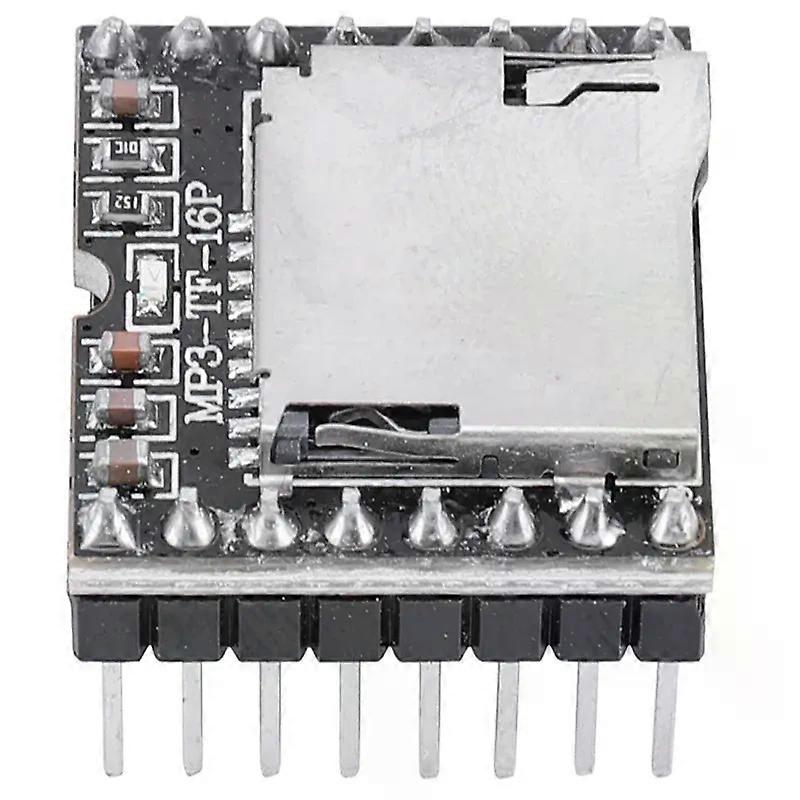 Stativ DFPlayer Mini MP3-spillermodul TF-kort U-disk Mini MP3-spiller Lydstemmemodul IO / Seriell Port / AD MP3-TF-16P For Arduino