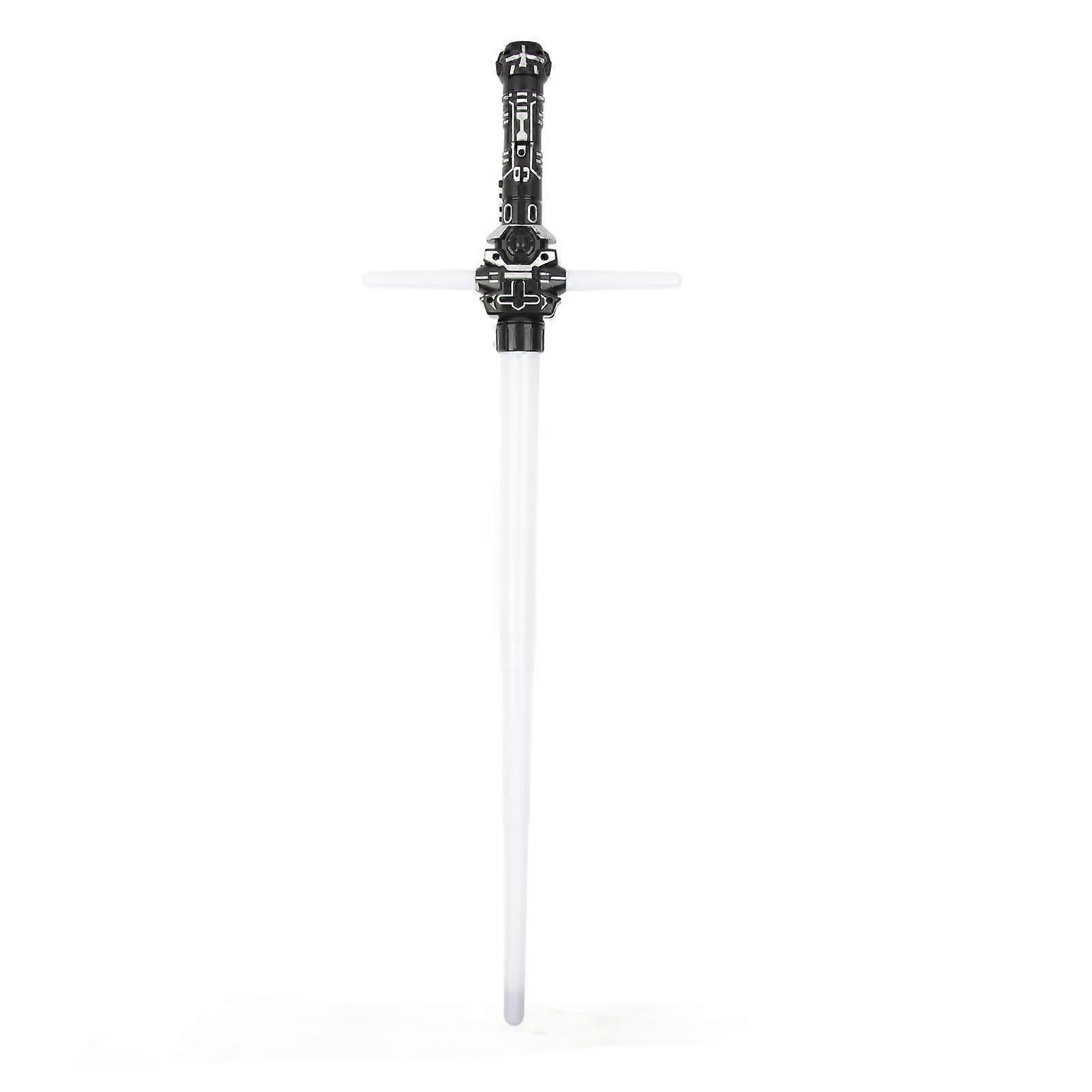 Telescopic Up LED Flashing Lightstick with Sound and Light Cross Space Sword Birthday Or Christmas Gift For Children
