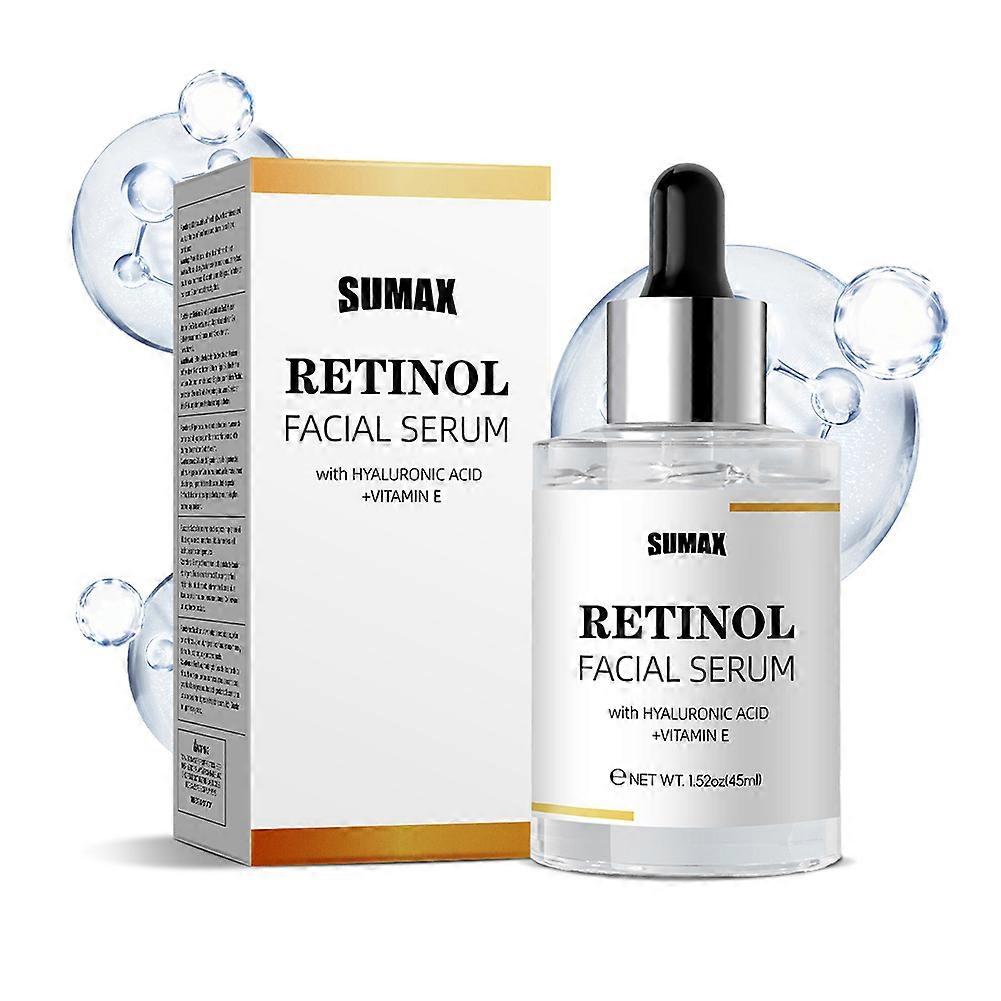 Retinol Anti-Aging Face Serum with Hyaluronic Acid & Vitamin E - Hydrating Skin Serum to Reduce Wrinkles & Fine Lines