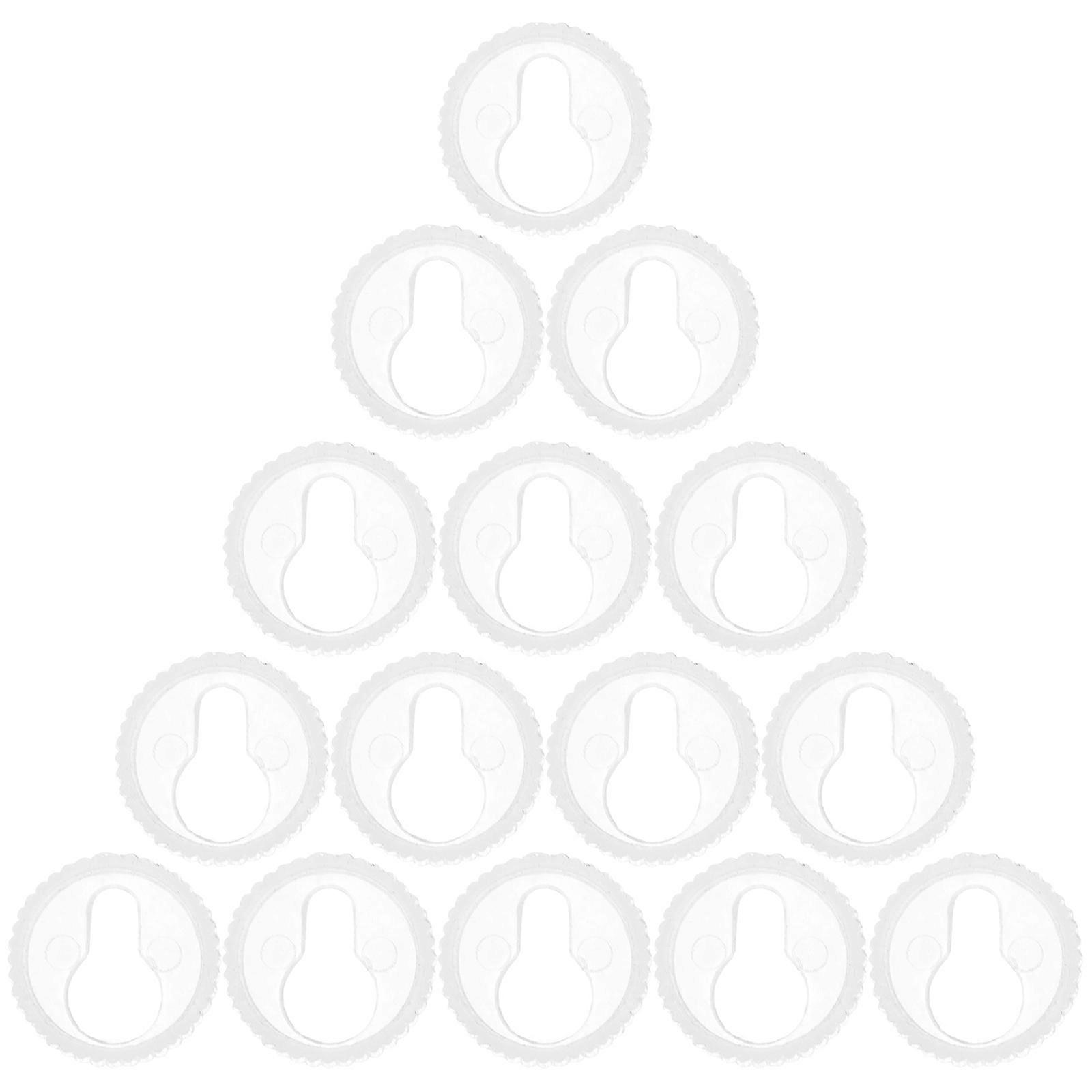 Round Keyhole Picture Frame Hangers Wall Mounting For Diy Enthusiasts 2x2cm 50Pack