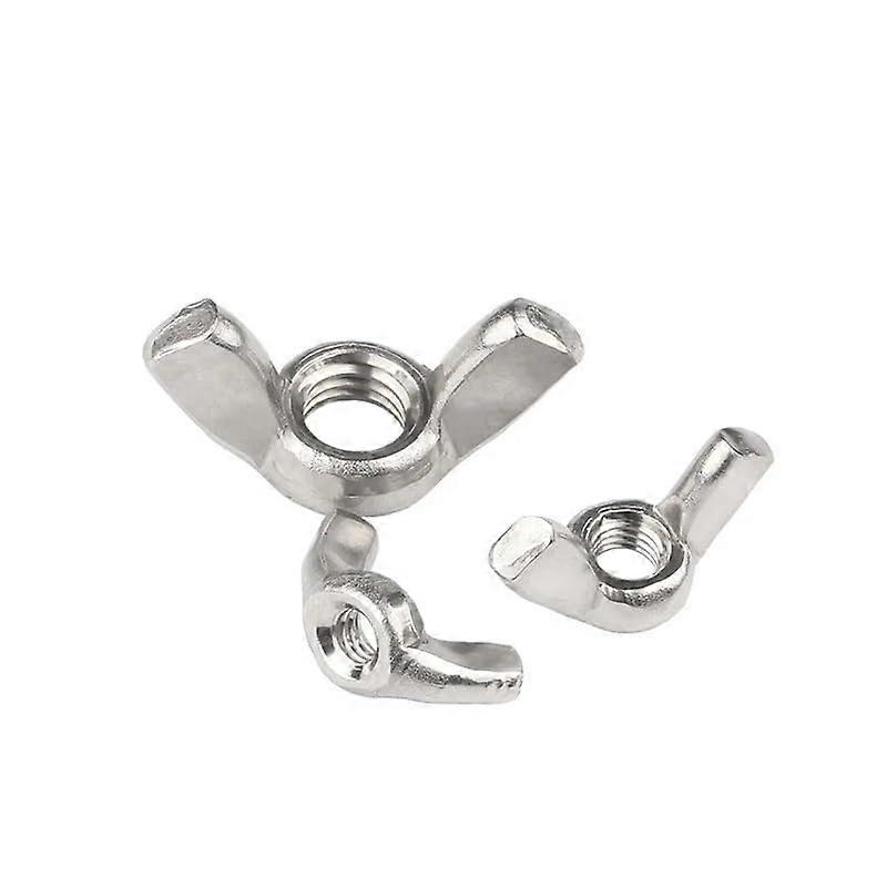Wing Nuts M3 M4 M5 M6 M8 M10 M12 304 Stainless Steel HandTightened Nut Butterfly Nut Ingot DIN315 Eye Nuts (One Size, M8)