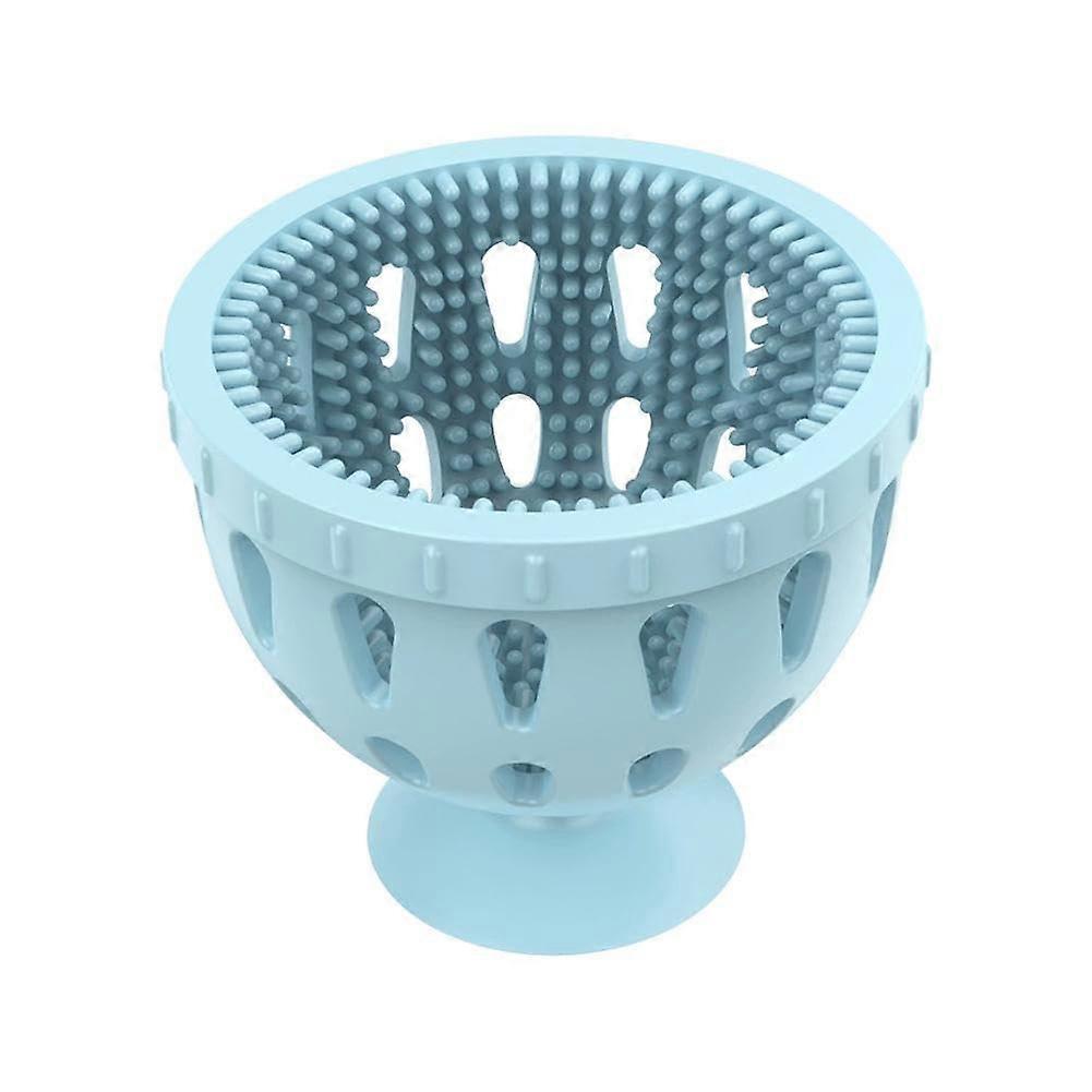 Silicone Egg Cleaning Brush - Efficient Egg Washing Tool for Sparkling Clean Eggs - Blue Egg Cleaner for Fresh Eggs