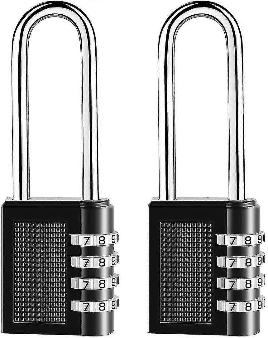 Long Shackle Combination Lock High-performance Lock Padlock 4-digit Resettable