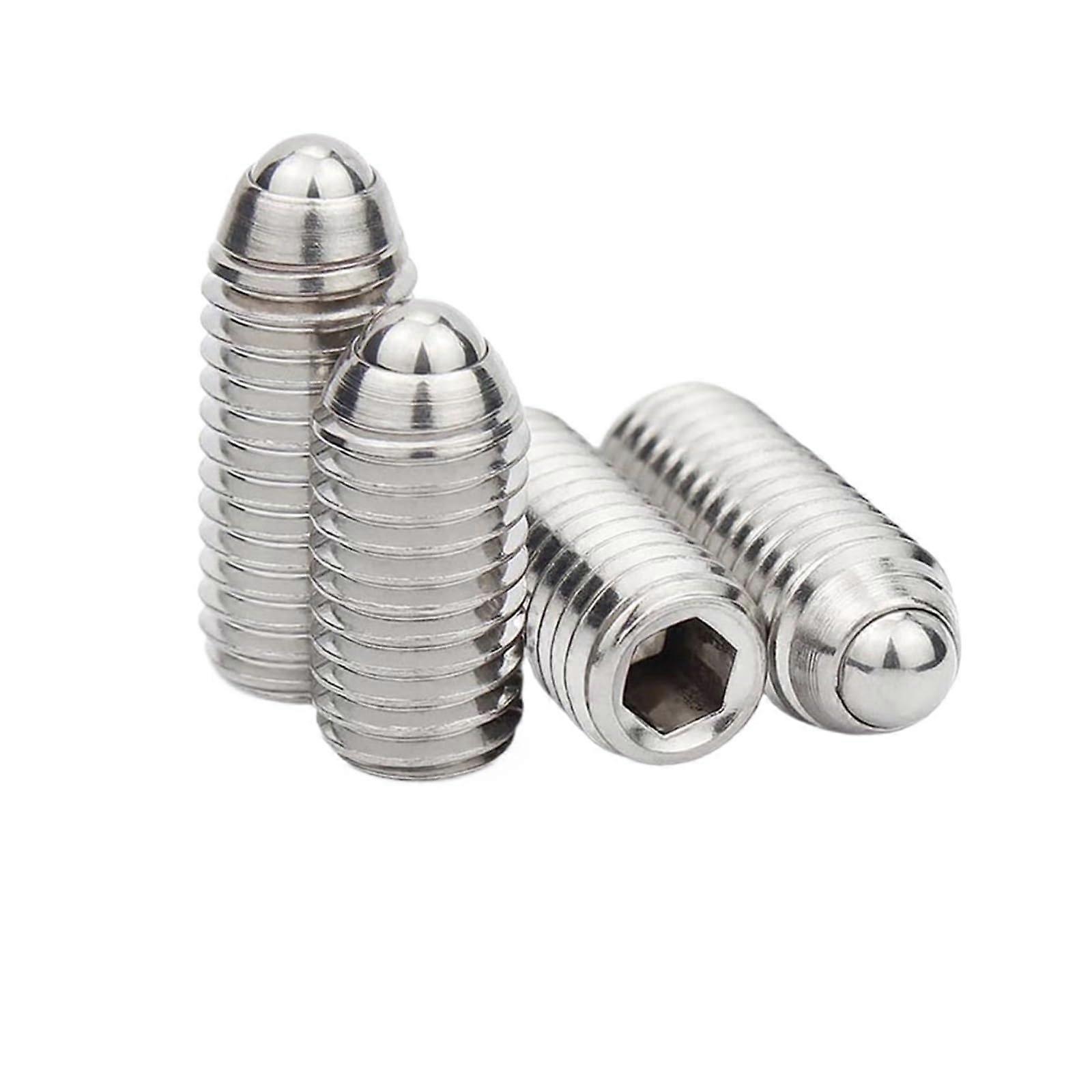 M2.5 M3 M4 M5 M6 M8 M10 M12 M16 304 Stainless Steel Hex Socket Grub Screw Set 50mm 12.9 Black Steel Piston Point
