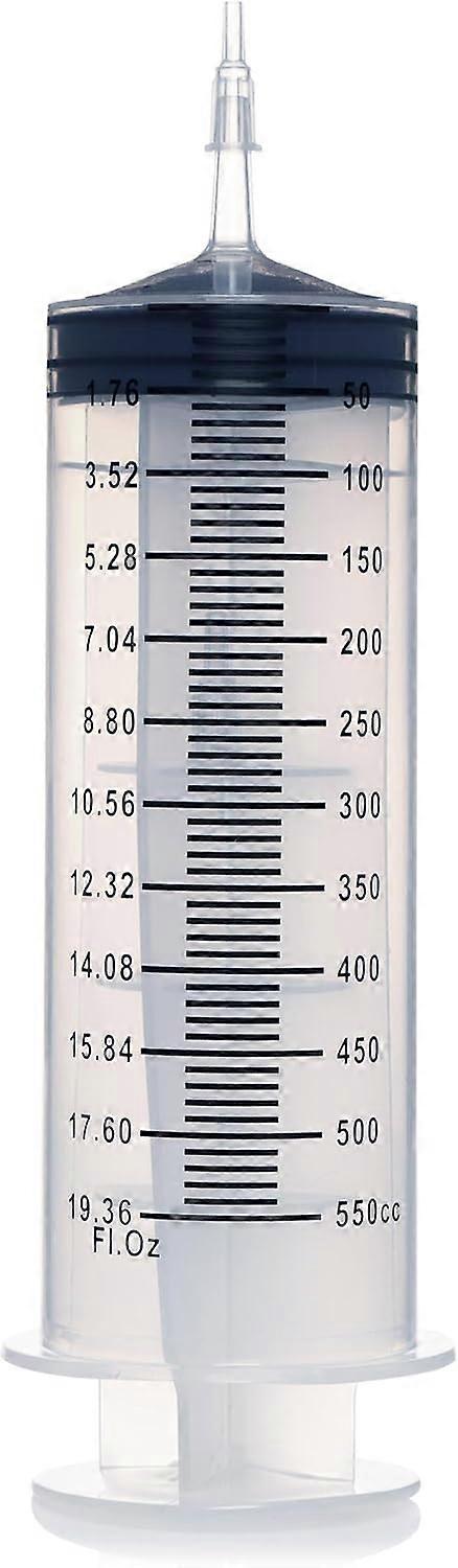 500 ML Enema Syringe with Tube for Anal Cleansing. Tapered Tip for Easy Insertion - 500 ml, Clear 500 ml