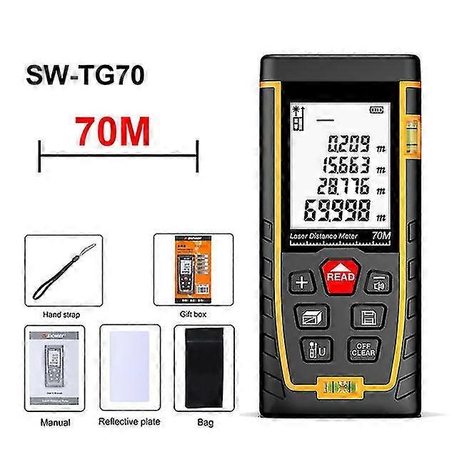 Durable Laser Rangefinder Hight Accurate Laser Tape Measure 40m 50m 100m 120m Distance Meter Digital Roulette Trena Lazer