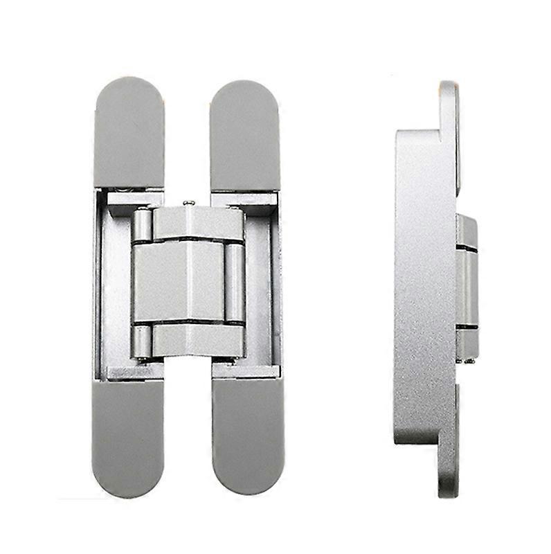 Three-Dimensional Adjustable Cross Hinge Folding Door Concealed Hinge, Specification: No. 3 Sand Silver 80kg