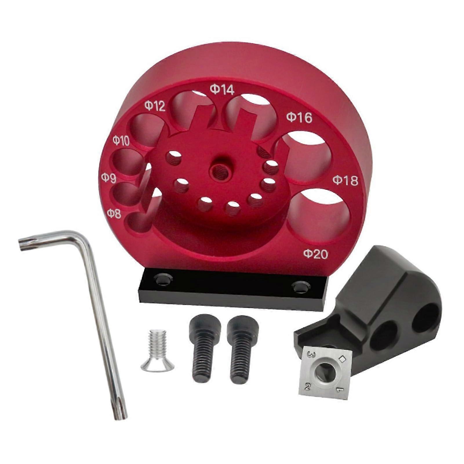 8 Hole Dowel Manufacturers JIG Efficient Round Pole Cutter for Exact Wood Formation Long lived Aluminum Alloy Material for Trade and Carpentry
