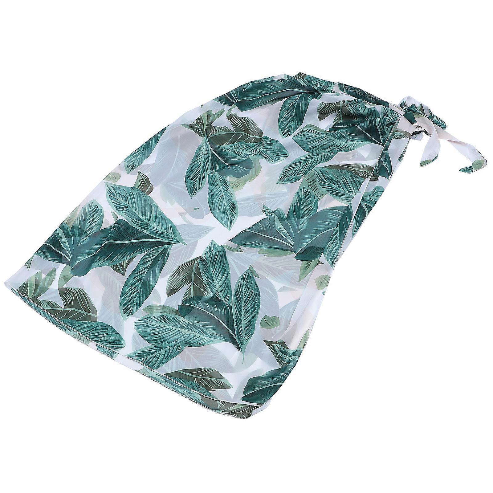 Coverup Beachwear Bikini Cover-Up Sun Protection Green Rectangular 1Pack
