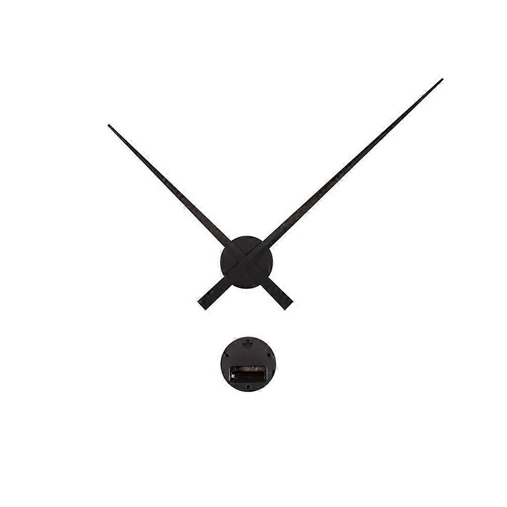 Silent Large Wall Clock Movement Kit Black DIY Replacement Precise Non Ticking Mechanism Ergonomic Design Easy Installation Home Office Bedroom