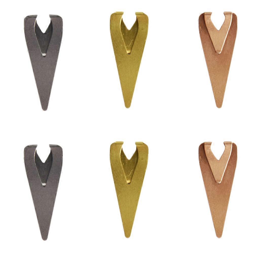 vanddråbeform retro stil hult design bogmærkelæsere forfattere 6stk