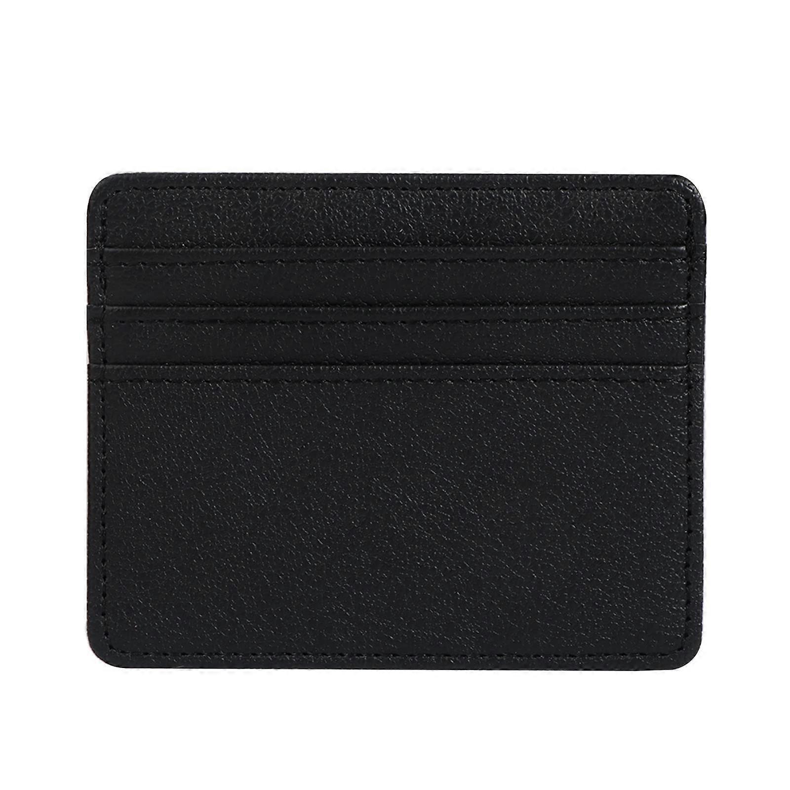 Card Holder Wallet Blocking Business Card Holder Money for Money Leather Wallet for Women Men