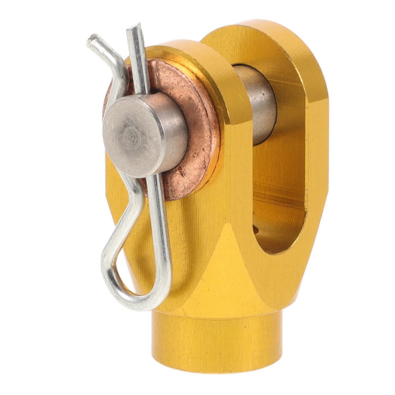 Motorcycle Rear Brake Lever Fork in Golden Color Compatible with Various Brands for Enhanced