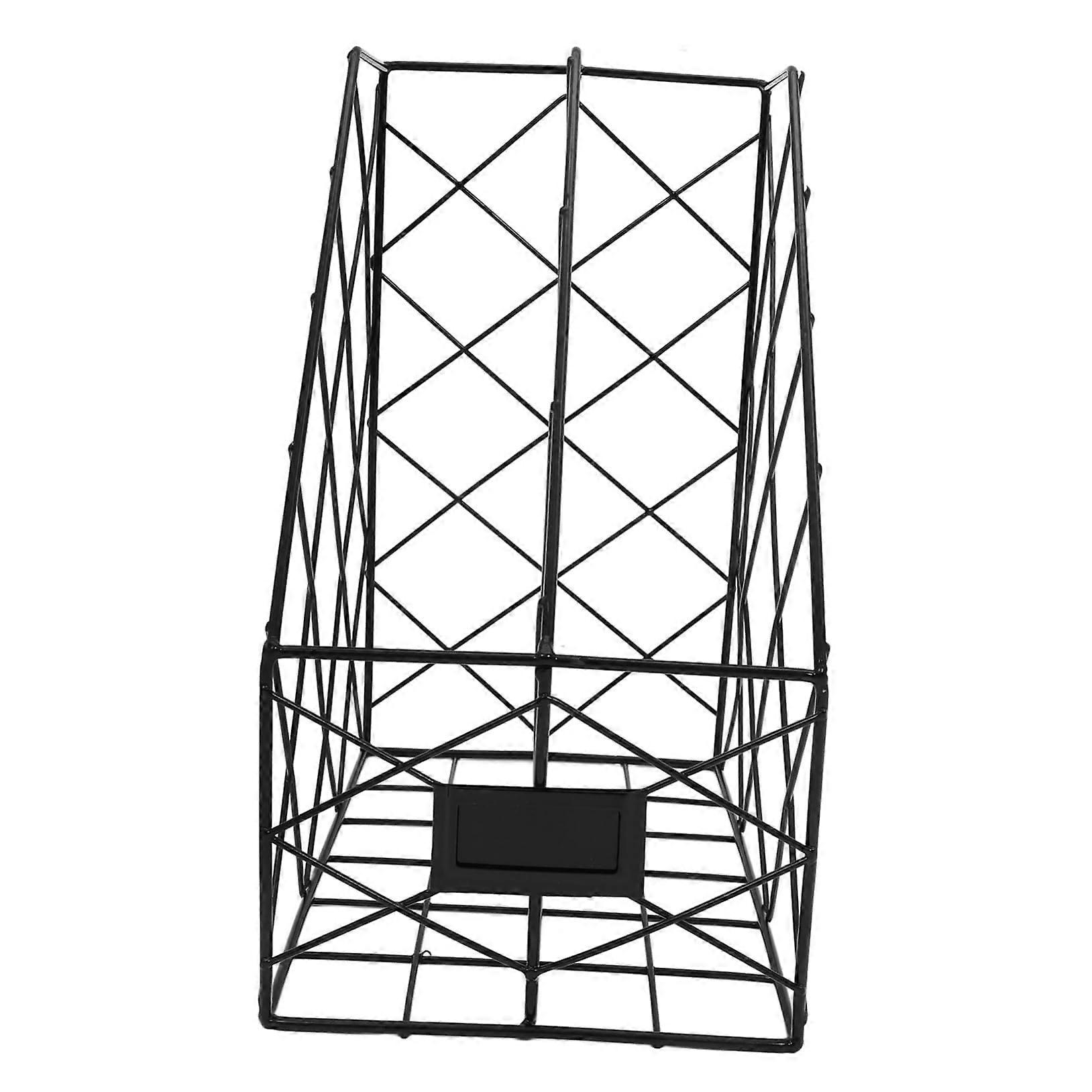 Wrought Iron File Holder, Decorative Bookcase Style, Desk Book Holder, Table Book Organizer, Desk Organizer For Office