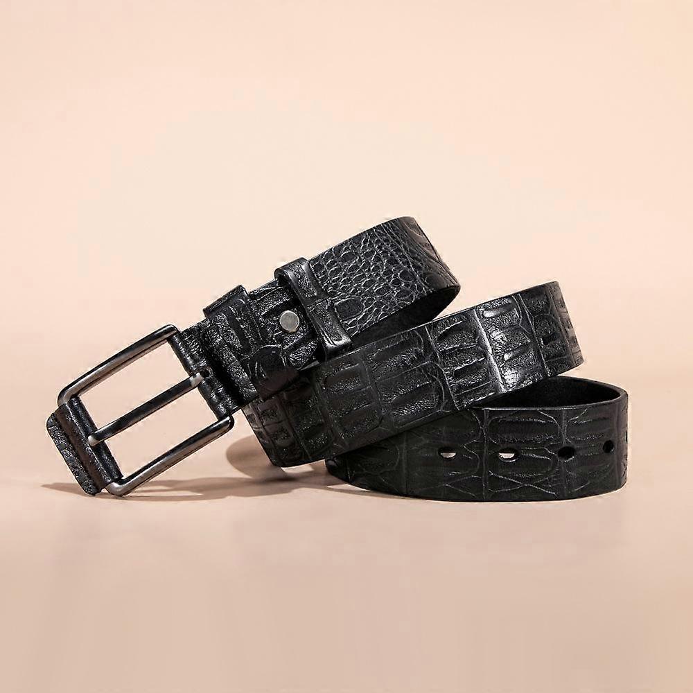 First Layer of Foreskin Head Belt Men's Belt Real Cowhide Belt Casual Pin Buckle Belt