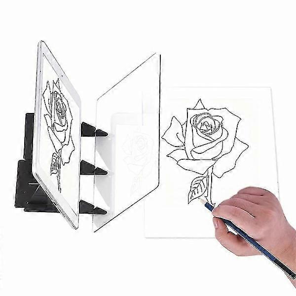 DIY Drawing Copy Pad Optical Projector Painting Copy Board Mirror Reflection Projection Tracing Plate