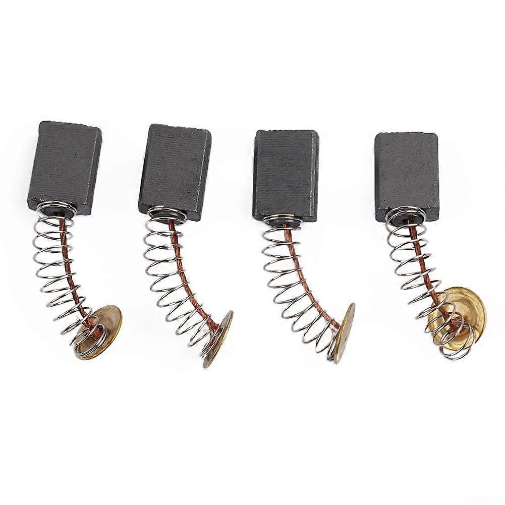 Set of 4 reliable carbon brushes for electric motors and power tool efficiency