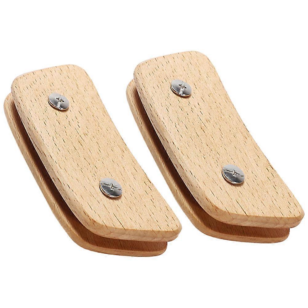Wooden Pan Handle Covers Heatresistant and Oilresistant for Protection Use Multi Color 7 inch