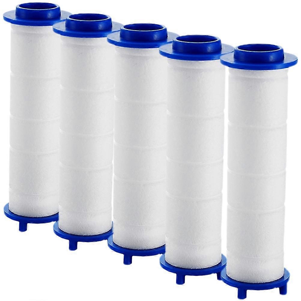 5pcs Replaceable Shower Head for Chlorine Reduction and Hard Water Softening – Professional Household Bath Water Filter with Cotton and PP Material