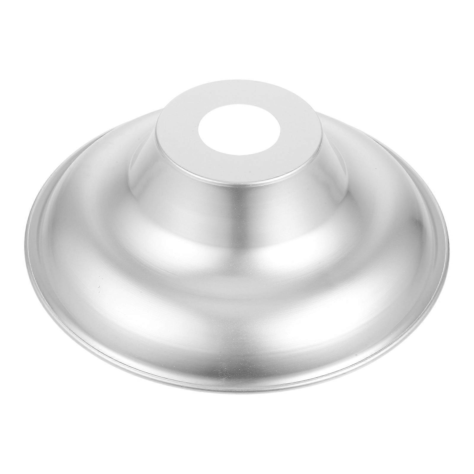 Aluminum Alloy lampshade for Home Use Silver Color with Improved Lighting Effect and Waterproof Design 6.5 Inches