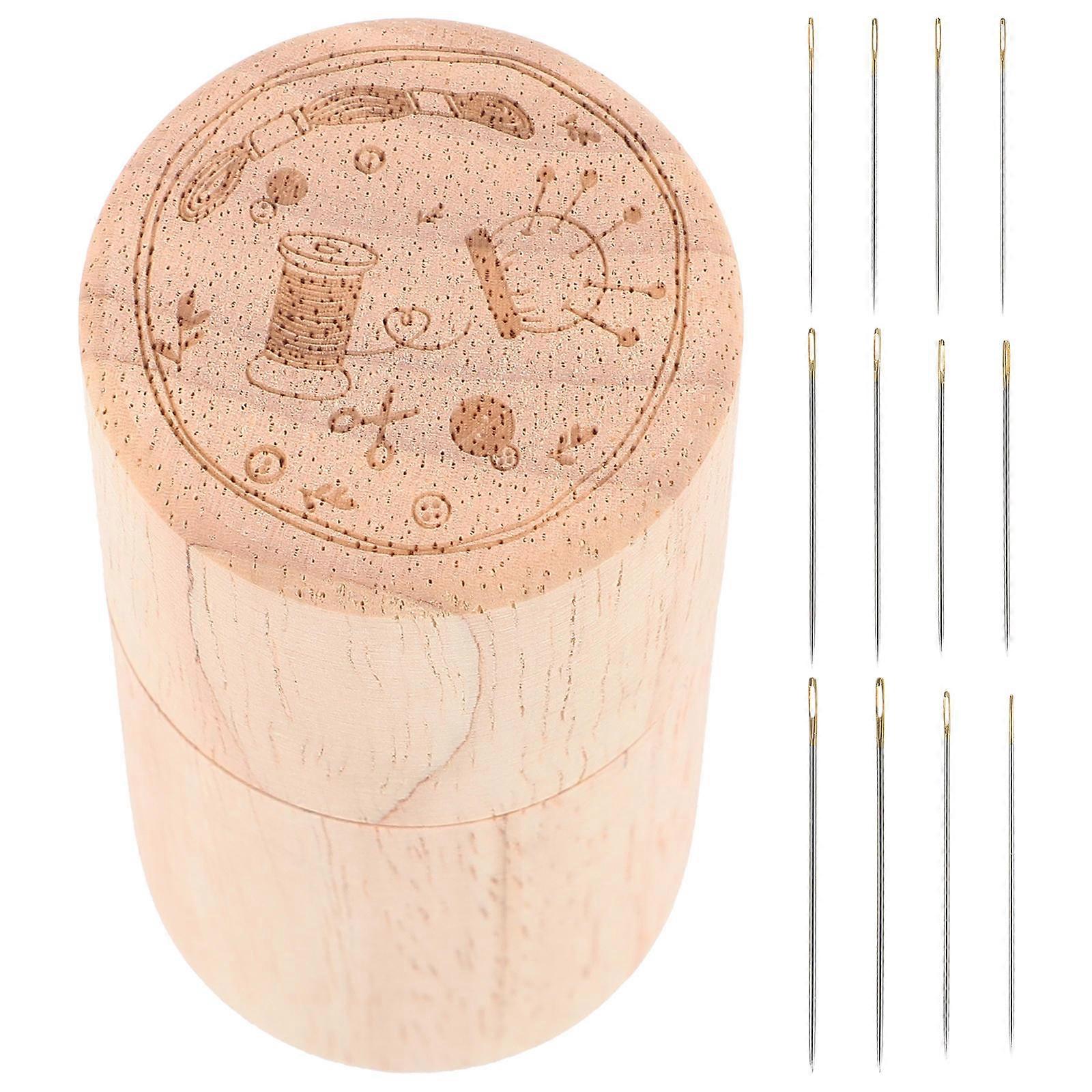 1 Set Household Needle Case with Needles Convenient Tube Sewing Accessory