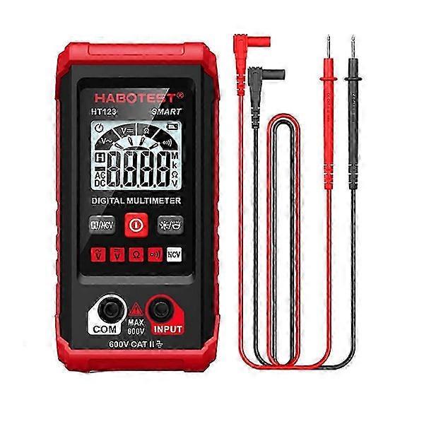 HT123 Digital Multimeter, AC/DC Voltage Current Resistance Continuity Tester, Electrical Multimeter Circuit