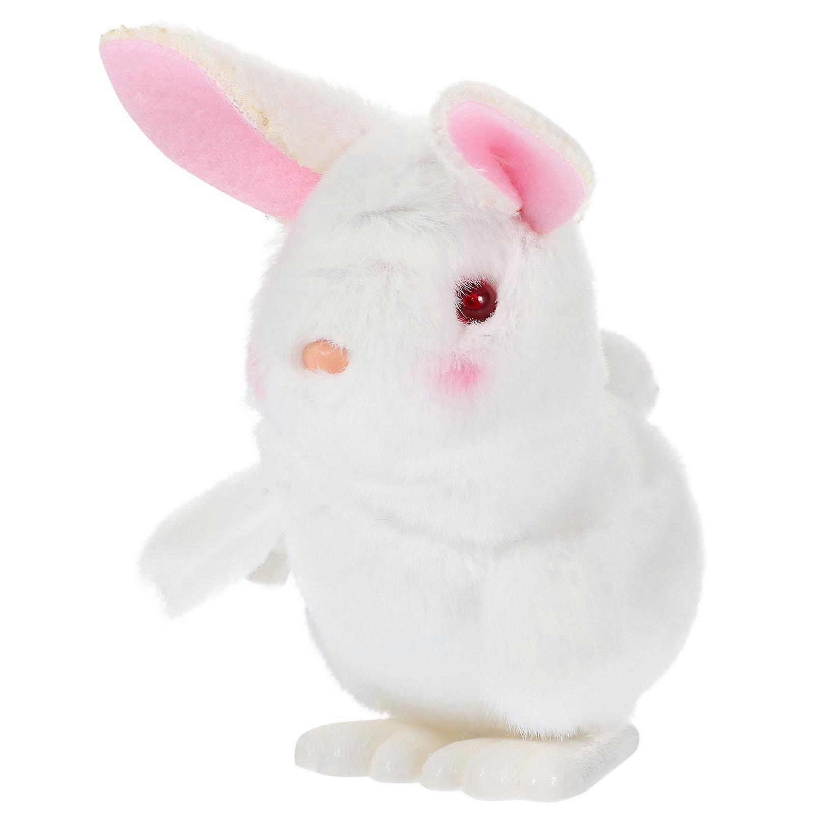 Cuddly Rabbit Wind-Up Toy For Kids Garden Decoration And Playtime 10.5X8.00X5.50CM Jumping 1 Piece