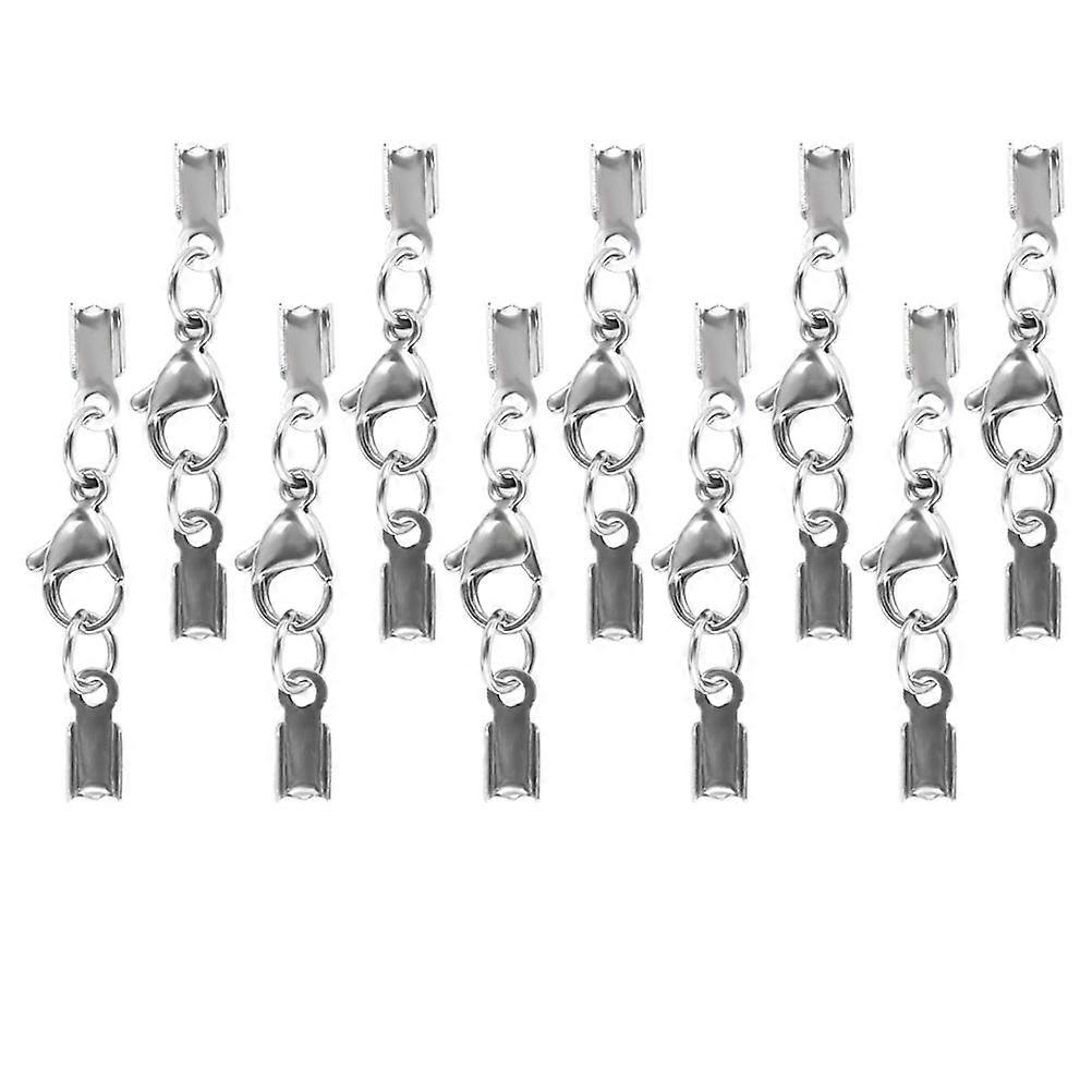 20pcs Stainless Steel Lobster Clasps for DIY Jewelry Making – Durable Connectors for Bracelets and Necklaces