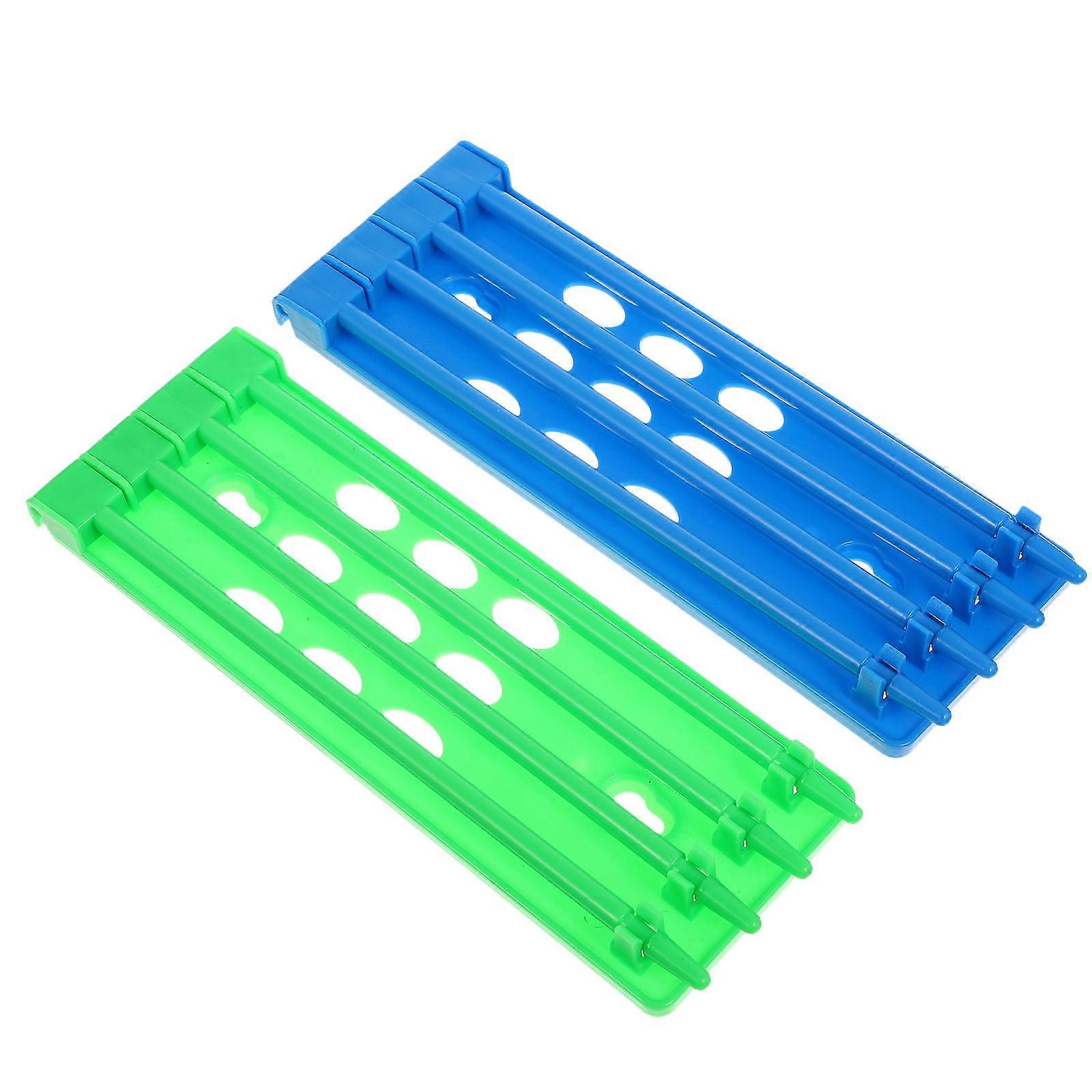 2pcs Poultry Ring Rack Hanging Foot Ring Holder for Racing Pigeons & Breeding Management Storage Stand for Organizing Chicken Bands