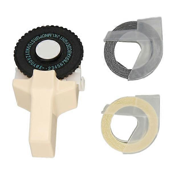 Embossing Label Maker 26 Uppercase Letters Ink-Free Easy Operation Ergonomic Label Making Embossing with Tape