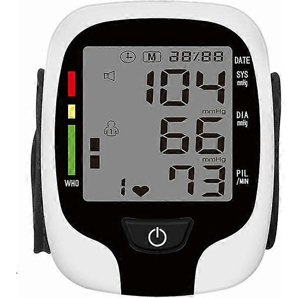 Arm Blood Pressure Monitor with Arrhythmia Detection - Accurate Measurement of Blood Pressure and Pulse with Memory Function and Printing