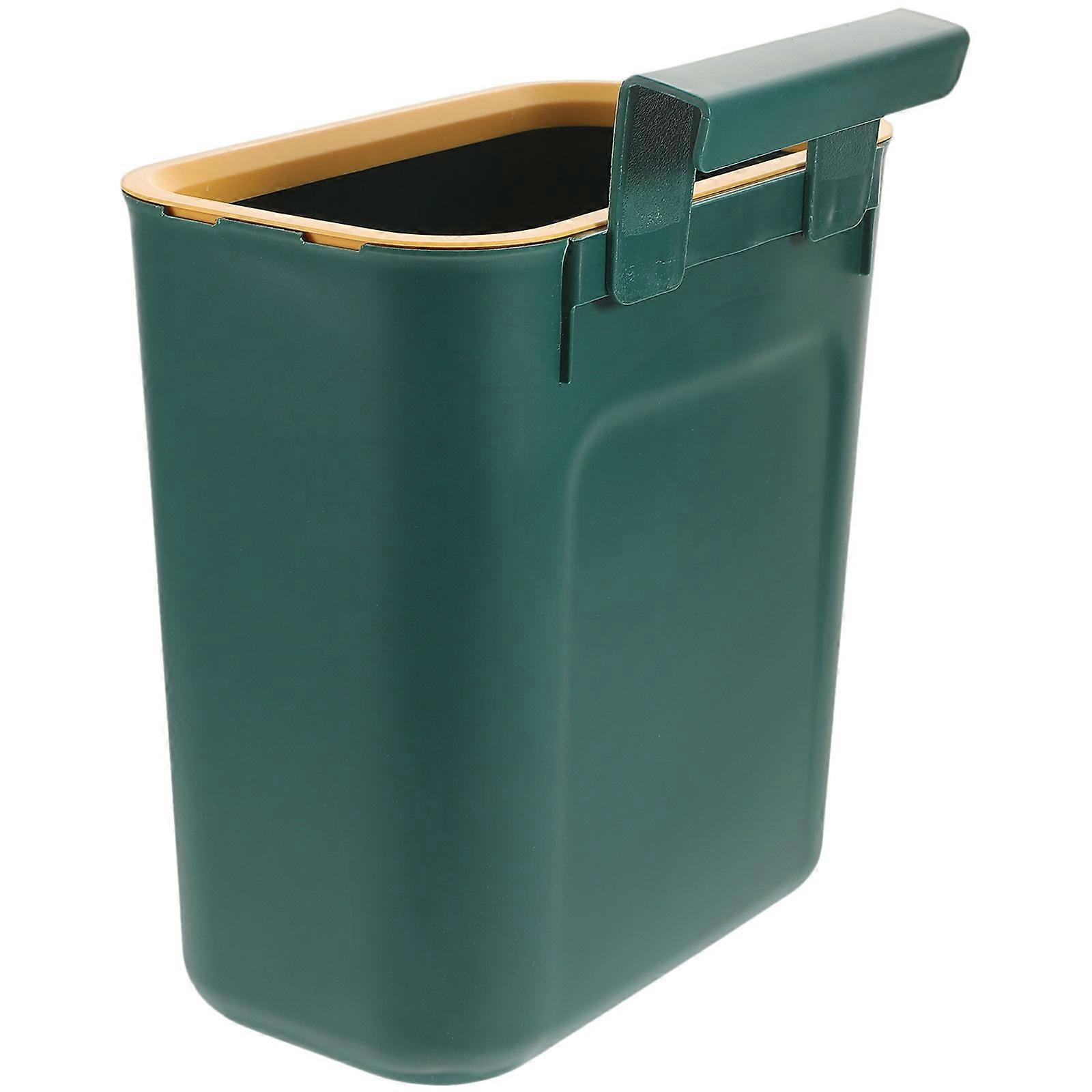 Kitchen Trash Can Plastic Wall Mounted for Cabinet Door Hanging Garbage Bin