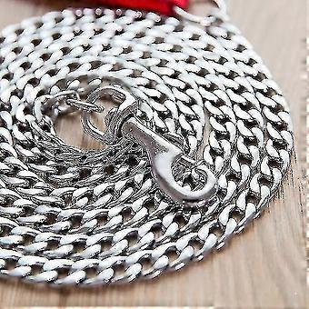 Anti-bite Dog Traction Iron Chain Dog Leash Plus Foam Anti-slicing Small, Medium And Large Dogs Chain Metal Dog Chain Vtl
