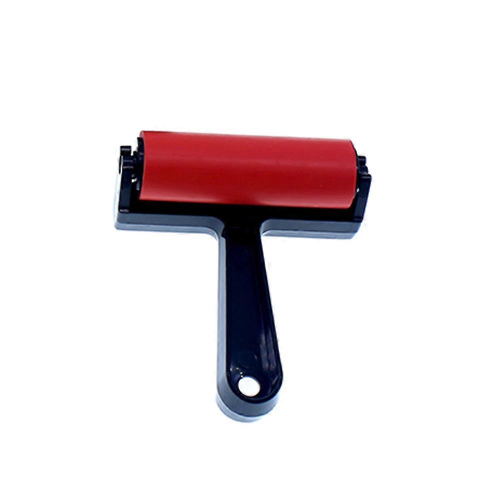 Art Sponge Roller Brush with Red Handle for Ink Painting, Scrapbooking & Graffiti – Lightweight, Durable & Versatile for All Paints and Varnishes in
