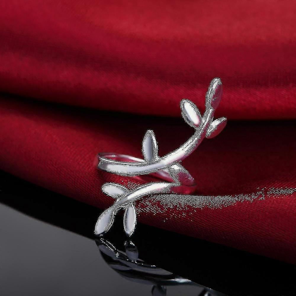 925 ختم خواتم اللون الفضي للمرأة سيدة قابلة للتعديل كروم نباتية أزياء حفل زفاف هدايا سحر مجوهرات خواتم تغيير الحجم