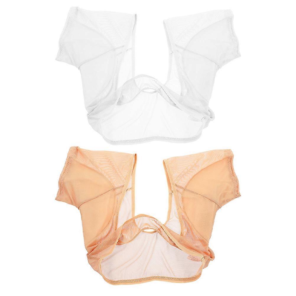 Here's a refined and professional product description for your **2pcs Washable Breathable Underarm Sweat Vest**:
### 2 Pack Washable Breathable