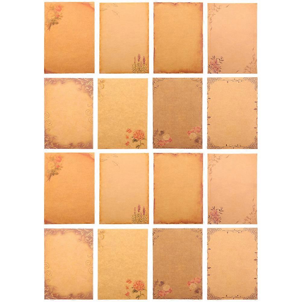 40 Sheets of European Style Retro Letter Papers A5 Writing Set Mixed Design