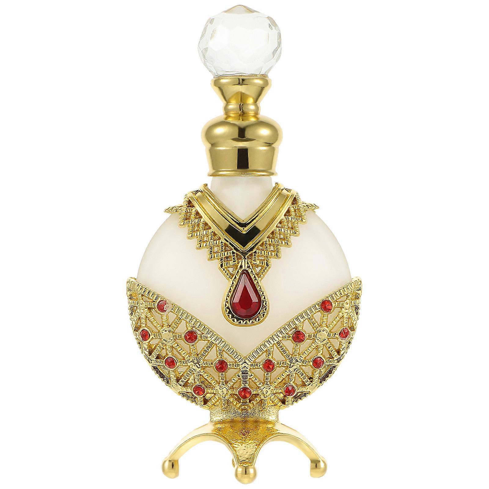 Diamond Inlaid Perfume Holder Travel Essential Oil Container Cap Multi 1Pcs