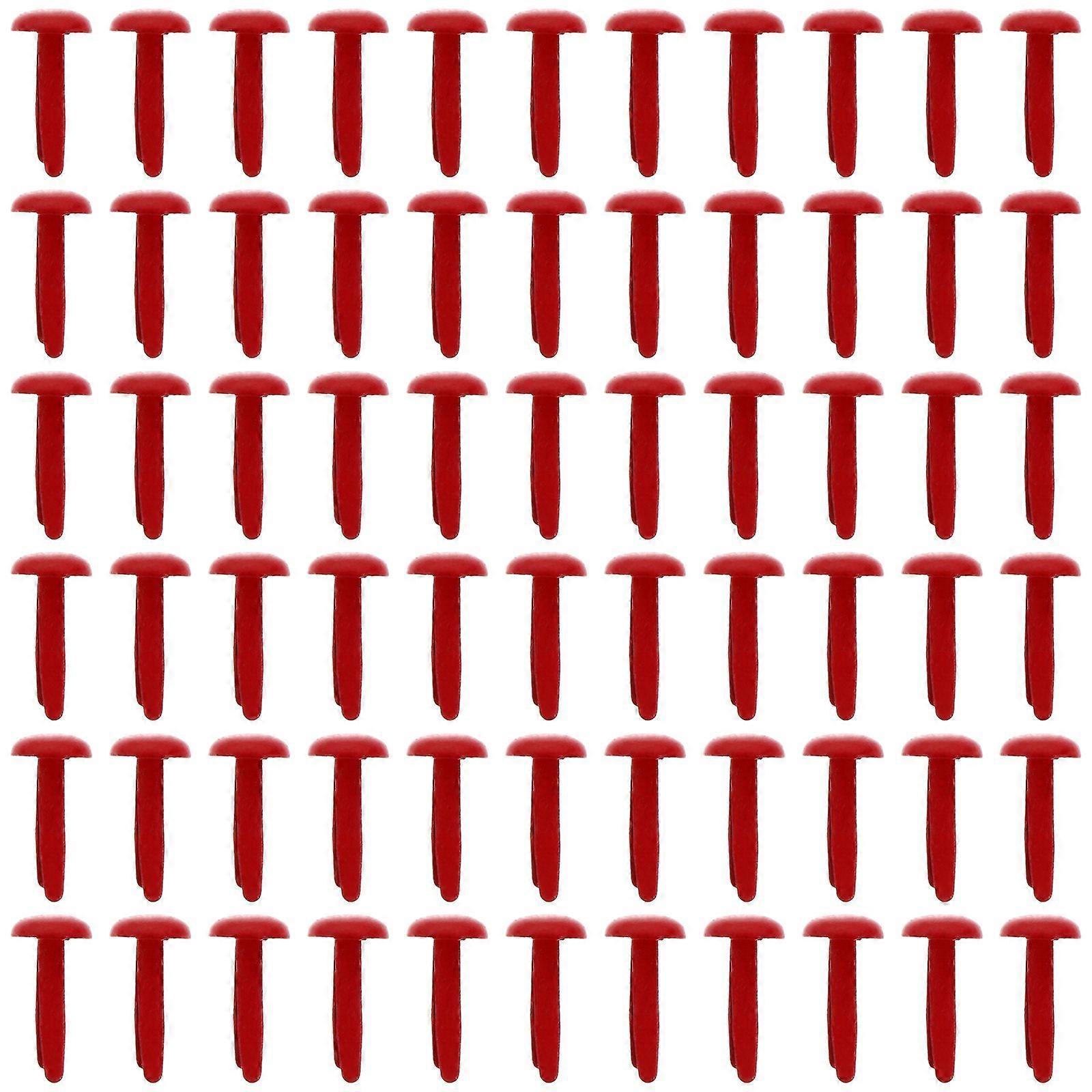 200Pcs Mini Brads Handmade Metal Brads Solid Color Brads for Scrapbooking DIY Craft