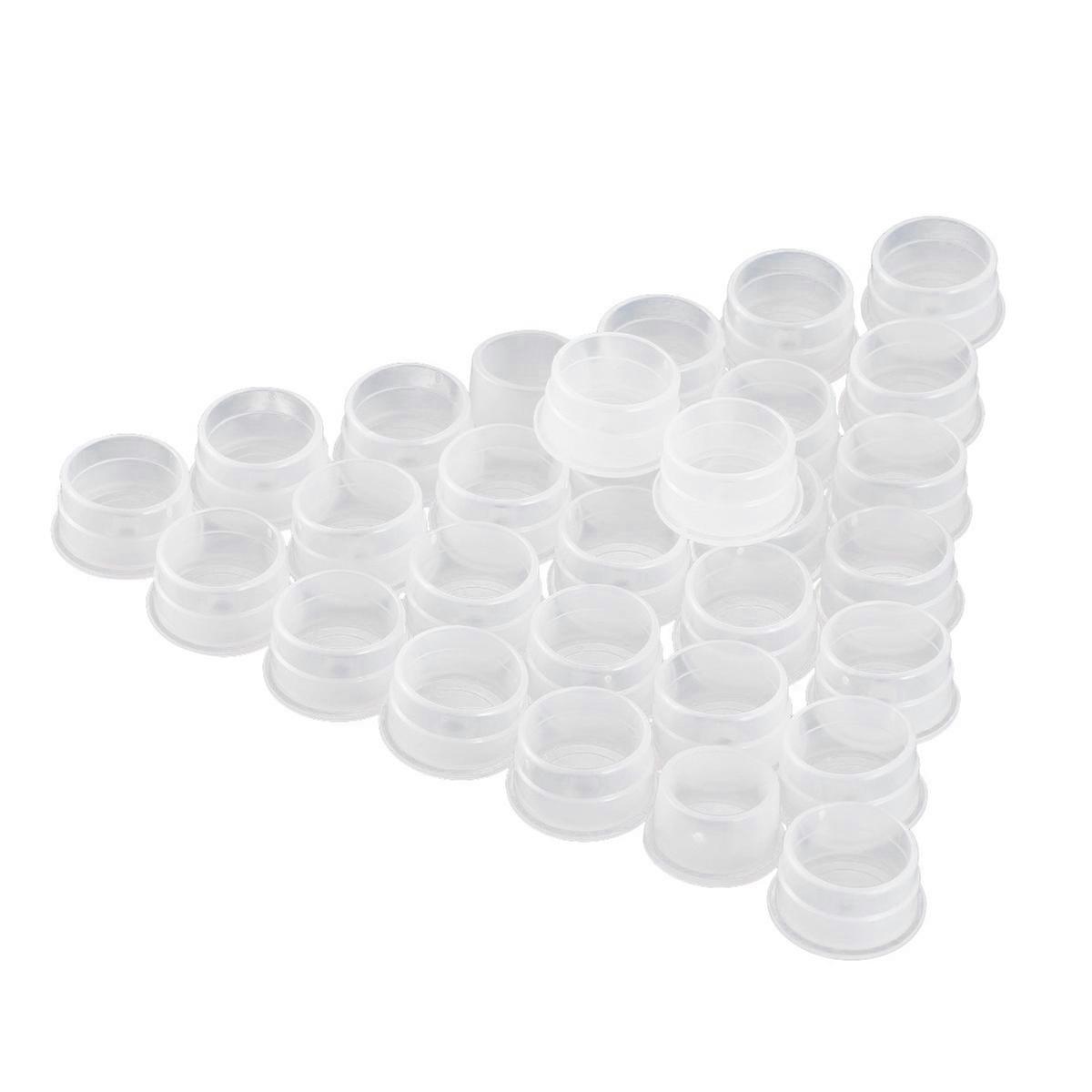 30Pcs Portable Cosmetic Bottle Sealing Cover Delicate and Compact Leakproof Seal (20mm Diameter)