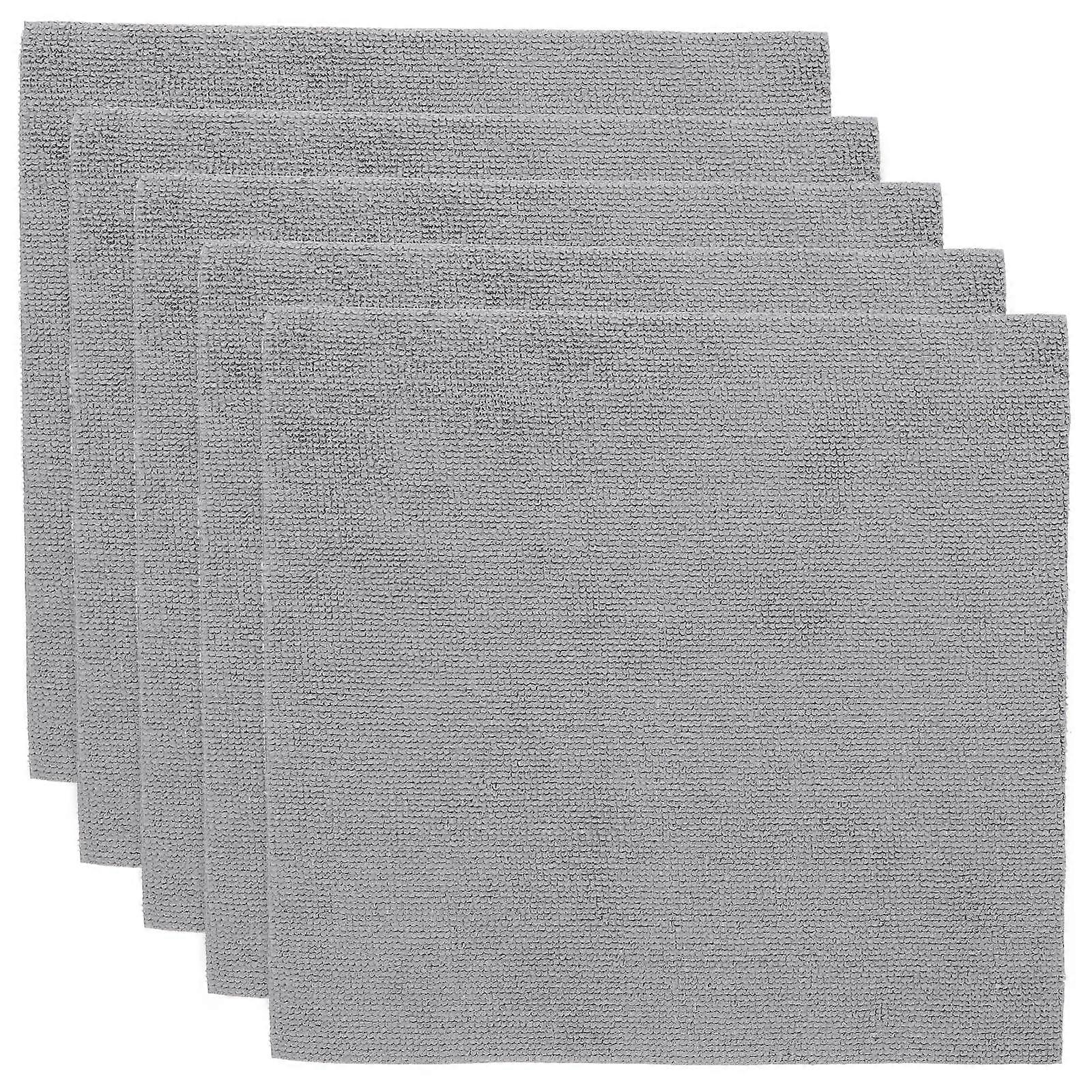 Versatile Microfiber Towels For Garage Maintenance 25X25CM Grey Streak-Free And Durable 20 Cloths Per Roll