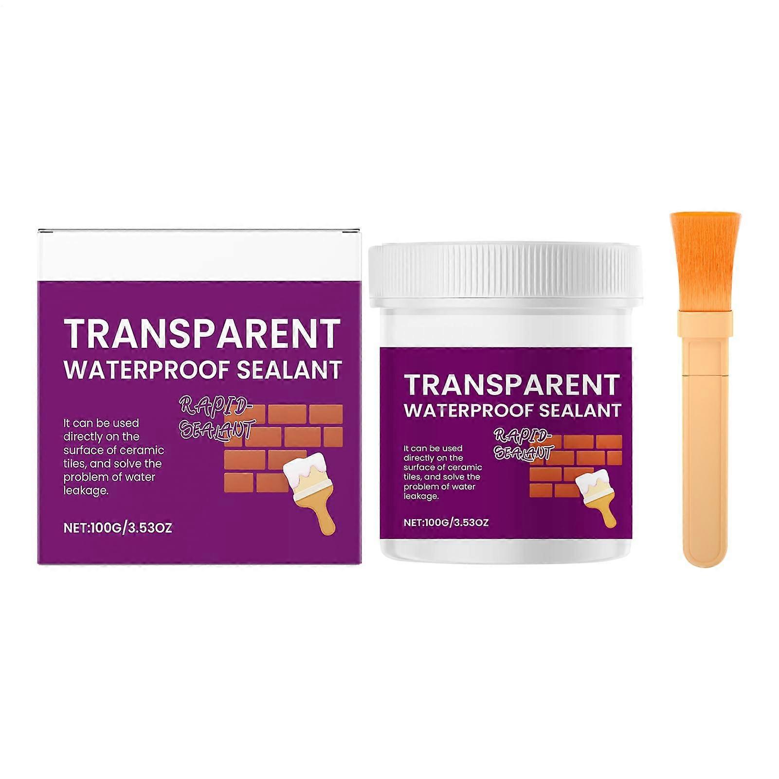 Invisible Waterproof Agent, Adhesive, Paint Sealants, AntiLeakage Coating for Basement, Shower Cracks