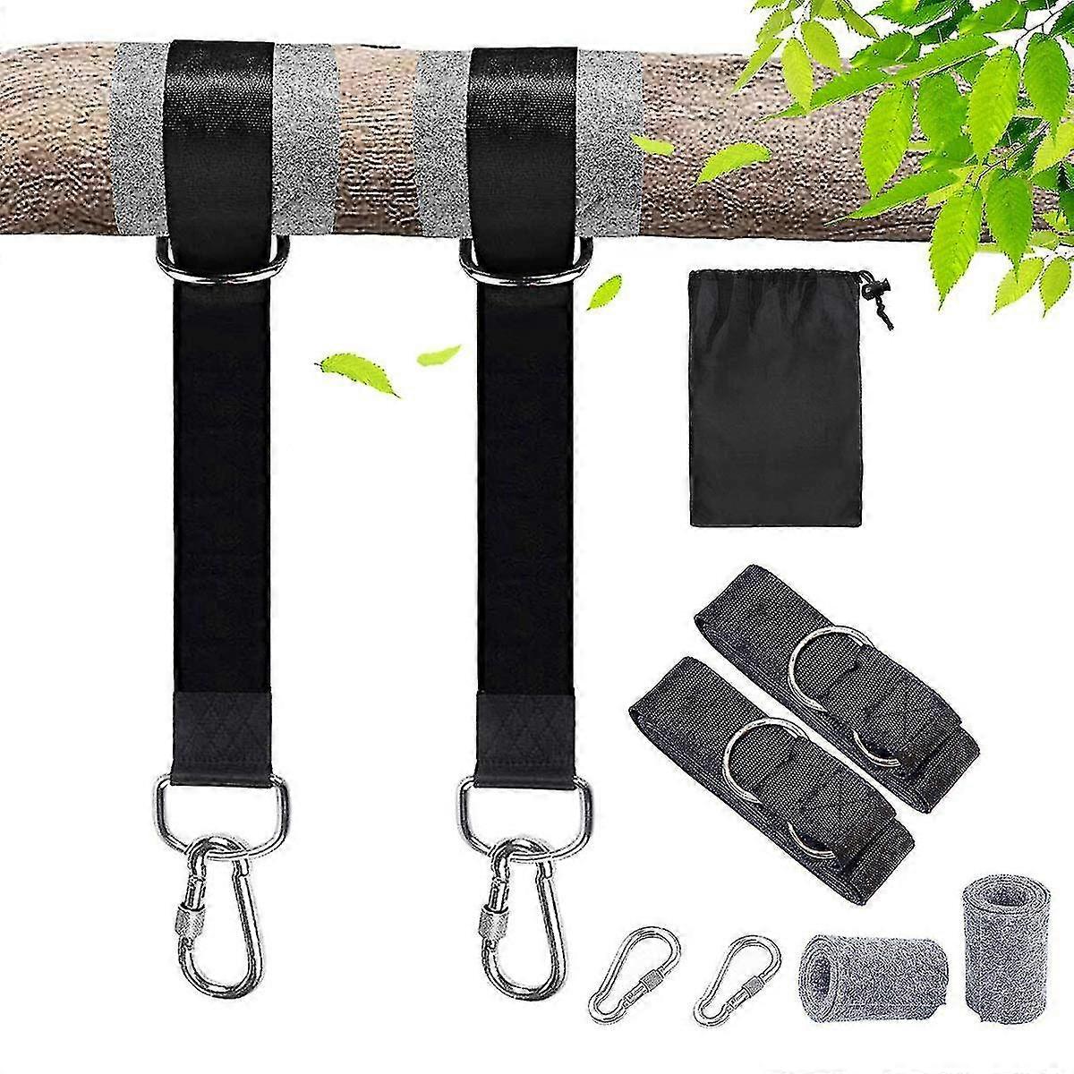 Tree Swing Hanging Straps Kit,outdoor 5ft Swing Straps,fast Easy Way To Hang Hammocks 25-26