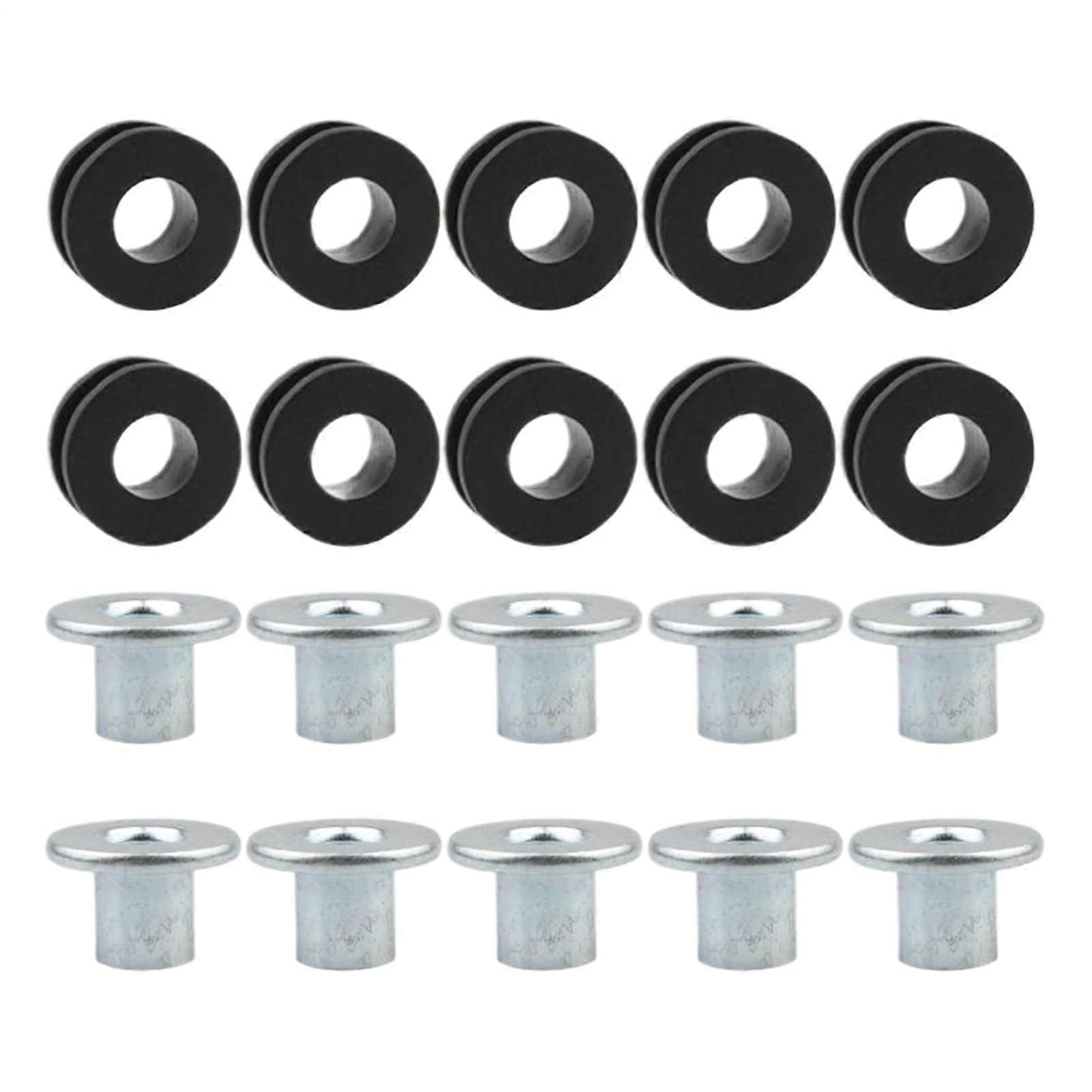 Motorcycle Sealing Rings  Buffer Washer for Motorcycle Rubber Seals  ShockAbsorbing Spacer Washer Replacement Versatile for Windshield Components