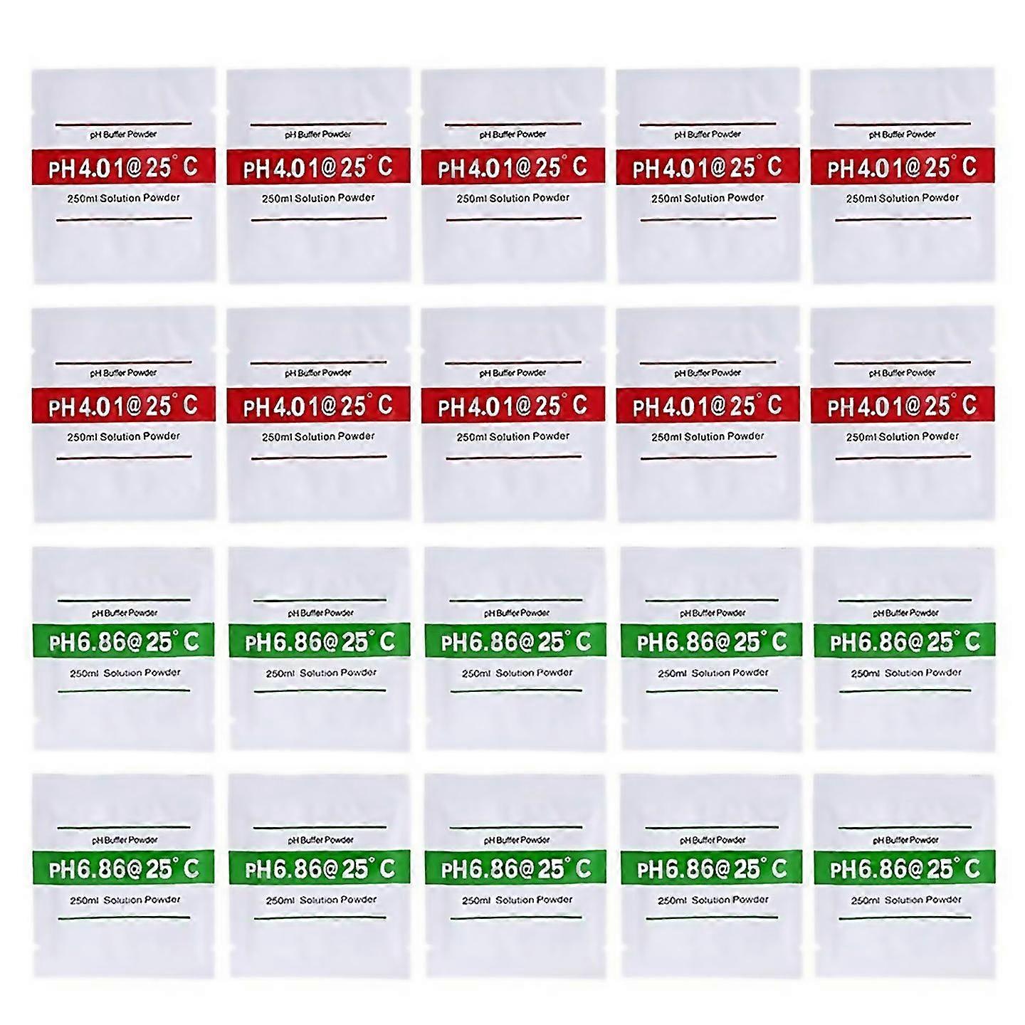 For 20 pack ph meter buffer solution powder for precise ph meter