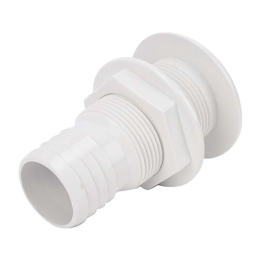Drain Vent ABS Plastic Durable Lightweight Boat Bilge Drain Vent Accessory 2-In For Yacht Boat Hull