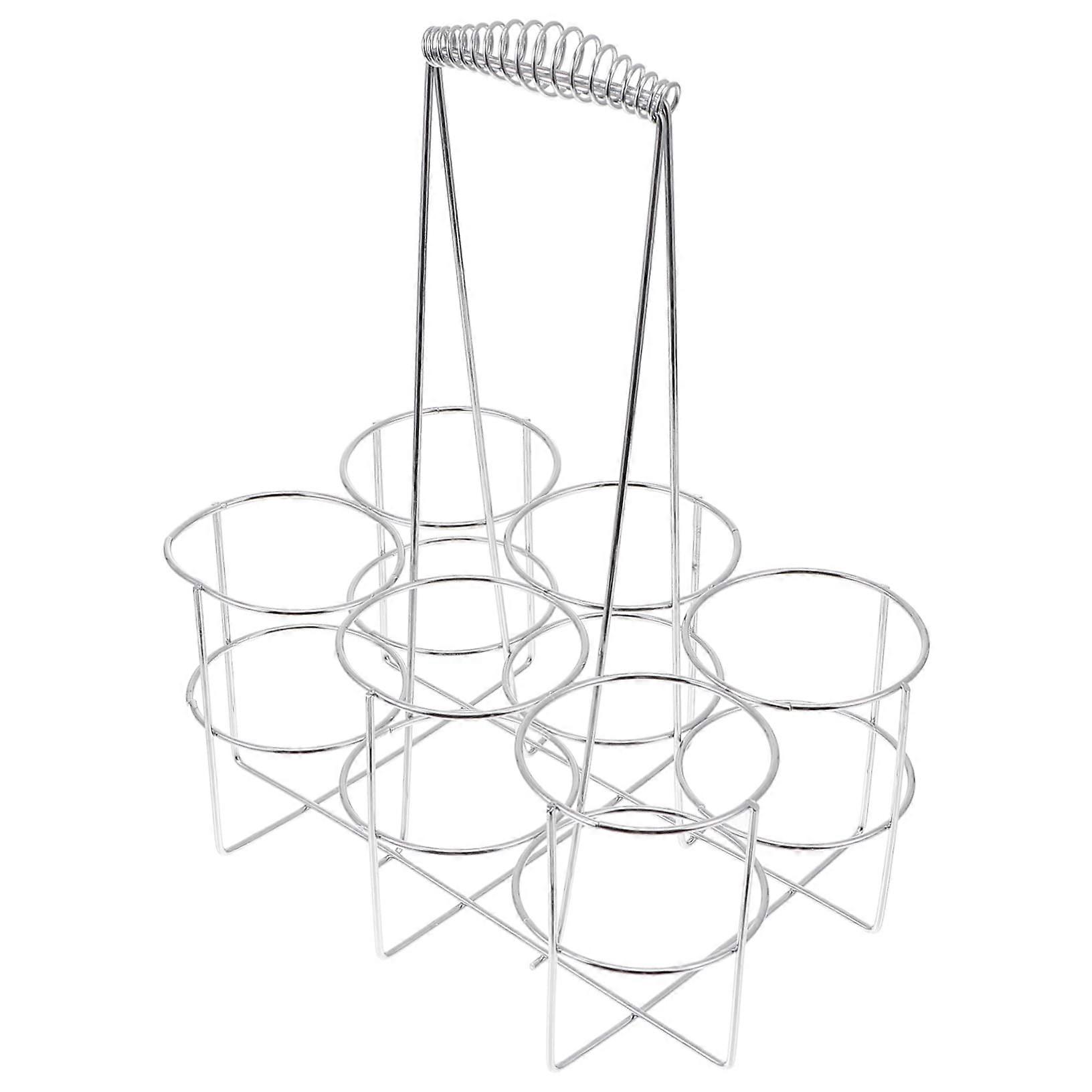 Beer Holder with Sturdy Handle, Practical Beer Rack Carrier for Bottles, Home Storage Organizer for Festivals