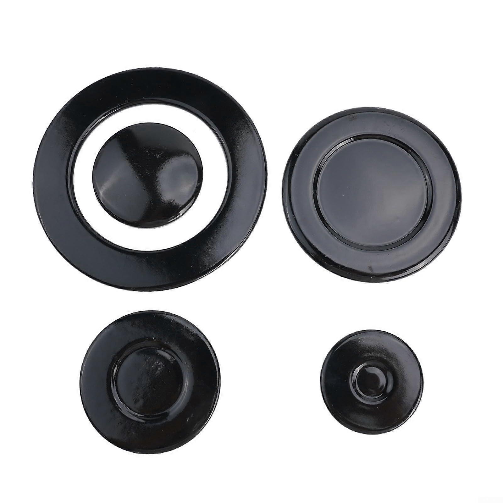 Iron Burner Cap for Gas Stoves, Thickened Concave Design, Compatible with Multiple Models and Sizes