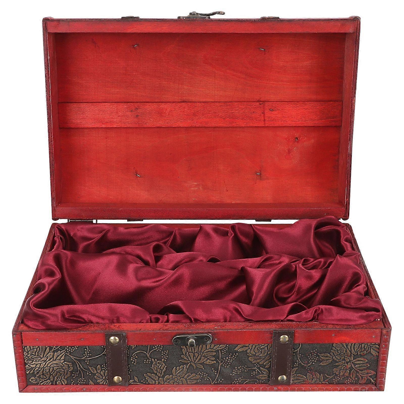 Retro Holz Doppel Weinkiste Rustikale Holz Weinkiste Wein Geschenkverpackung Box Weinkiste