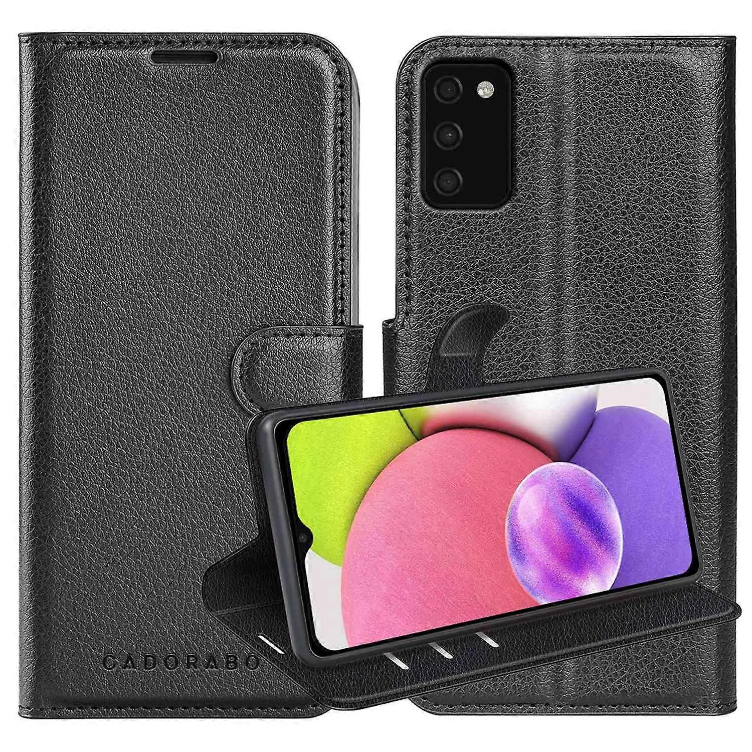 Samsung Galaxy A03s Case - Protective Case with Card Slots and Stand Function